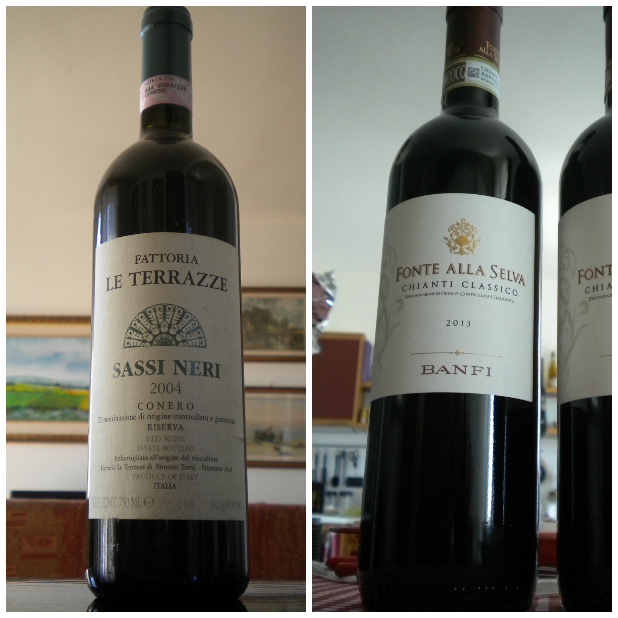 Vino vintage e vino d'annata, degustazioni pasquali.
