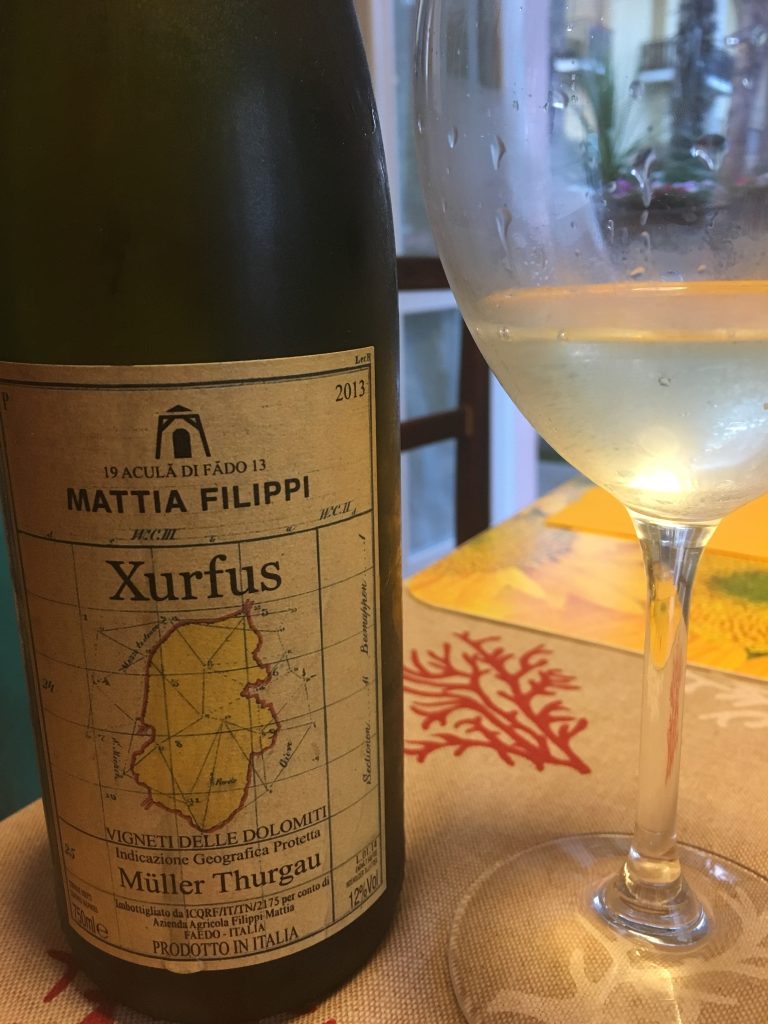 Xurfus il Müller Thurgau di Mattia Filippi